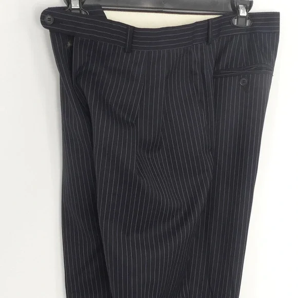 Jack Victor 2-Piece Wool Suit Dark Blue Stripe‎ 41L 35x31